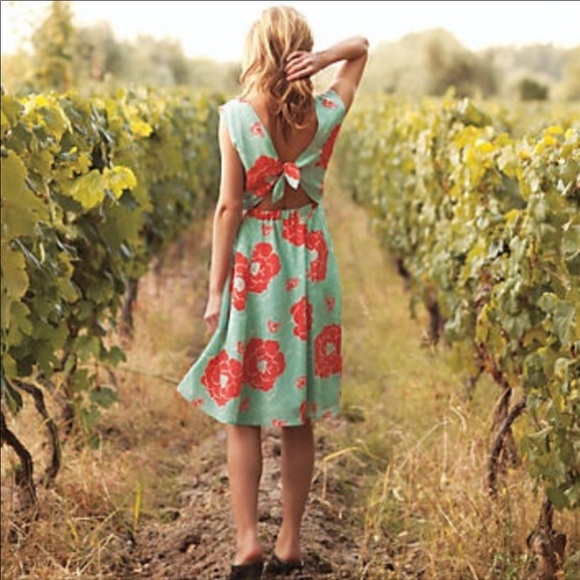 Anthropologie Dresses & Skirts - Corey Lynn Calter Silk Open Back Backswept Dress